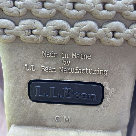 L.L Bean Bean Boots sz 10 Women Tall Shearling Lined Zip Up Maine/USA Made - Picture 10 of 13